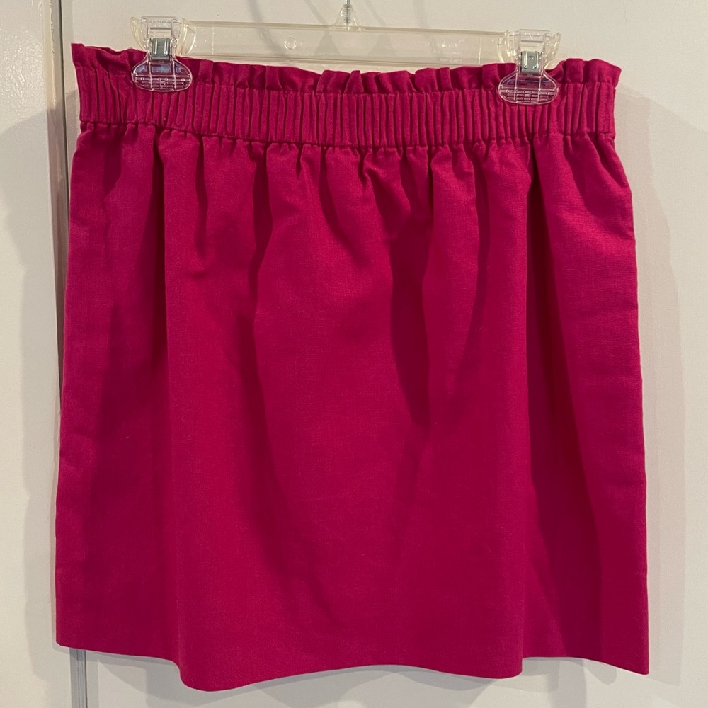 Hot Pink J Crew mini skirt